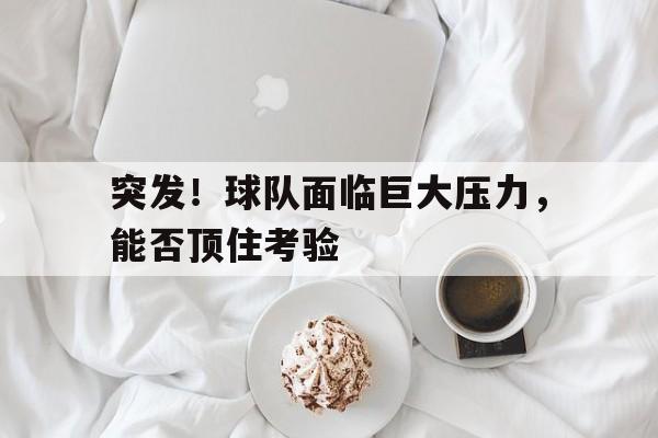 关于突发！球队面临巨大压力，能否顶住考验的信息